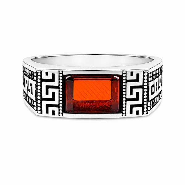 Mak_Luxe_925_Streling_Silver_Imperial_Ember_Greek_Key_Men’s_Ring