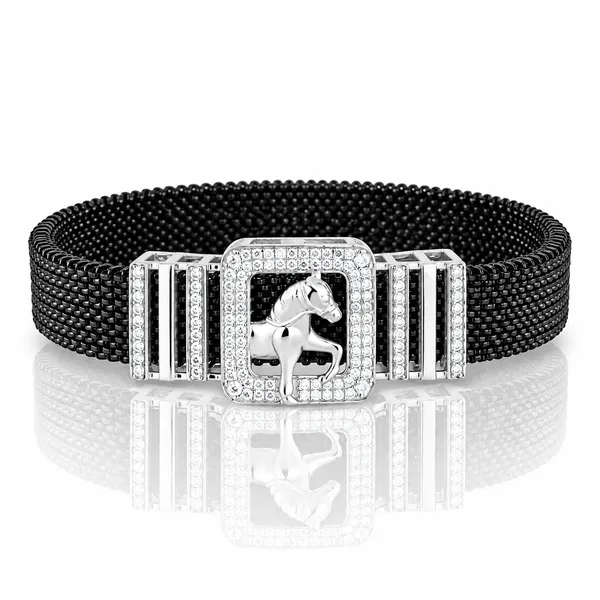Diamond_Horse_Emblem_Men_Bracelet