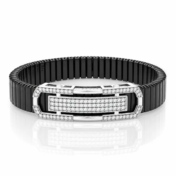 Diamond_Pavé_Black_Link_Men_Bracelet