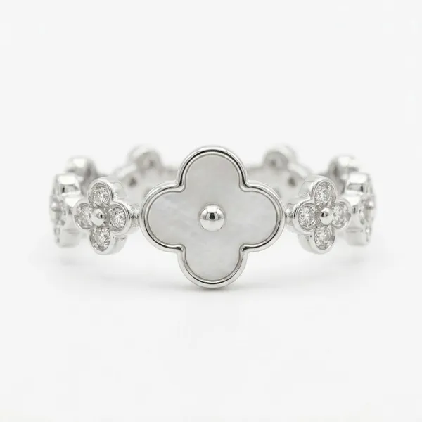 Mak_Luxe_925_Sterling_Silver_Luminous_Clover_Blossom_925_Sterling_Silver_Ring