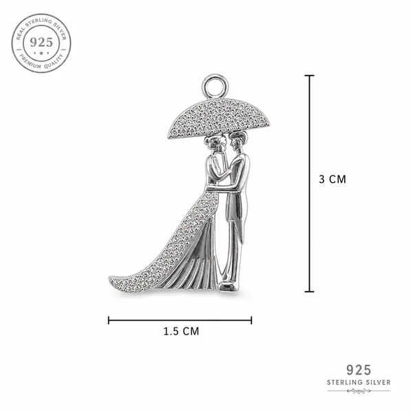 Mak_Luxe_925_Sterling_Silver_Romantic_Couple_Under_Umbrella_Pendant_With_Chain