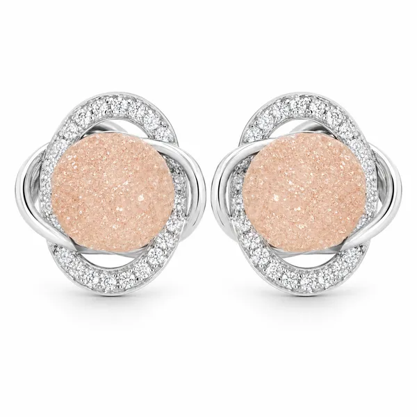 Mak_Luxe_925_SILVER_Sterling_Celestial_Peach_Druzy_Silver_Stud_Earrings