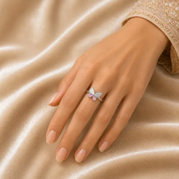 Mak_Luxe_925_Sterling_Silver_Blushing_Butterfly_Sparkle_925_Sterling_Silver_Ring