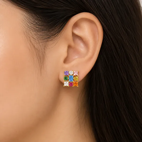 MAK_LUXE_925_Sterling_Silver_Rainbow_Mosaic_Gemstone_Stud_Earrings