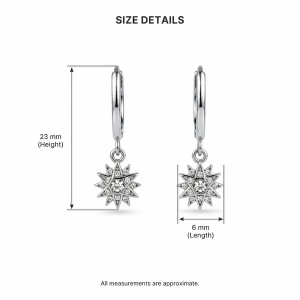 Mak_Luxe_925_Sterling_Silver_Sparkling_Sunburst_Charm_Hoop_Earrings_for_Women