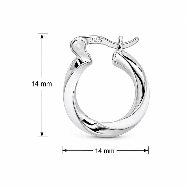 Mak_Luxe_925_SILVER_Sterling_Lustrous_Twist_925_Silver_Hoop_Earring