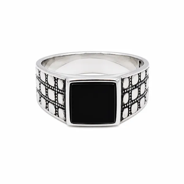 Mak_Luxe_925_Streling_Silver_Midnight_Onyx_Grid_Men’s_Statement_Ring