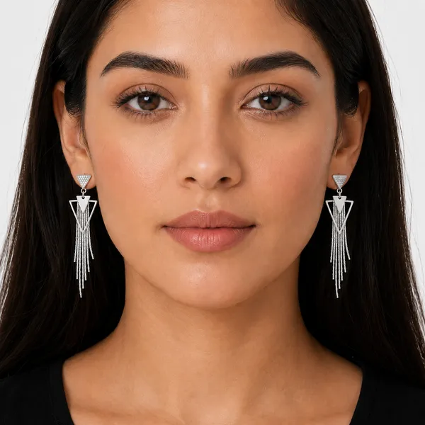Mak_Luxe_925_Streling_Silver_Gold_Plated_Long_Tassel_Dangle_Earrings