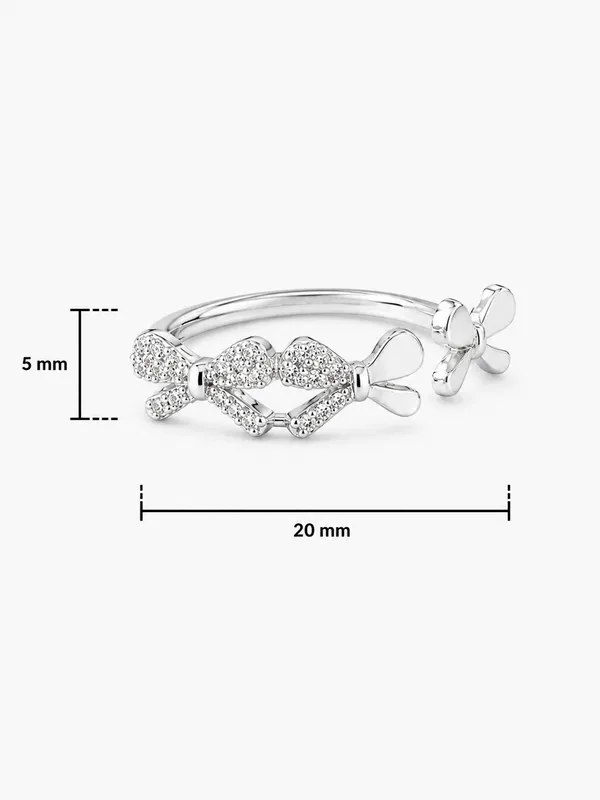 Mak_Luxe_925_Sterling_Silver_Dancing_Butterfly_Trio_925_Sterling_Silver_Open_Ring