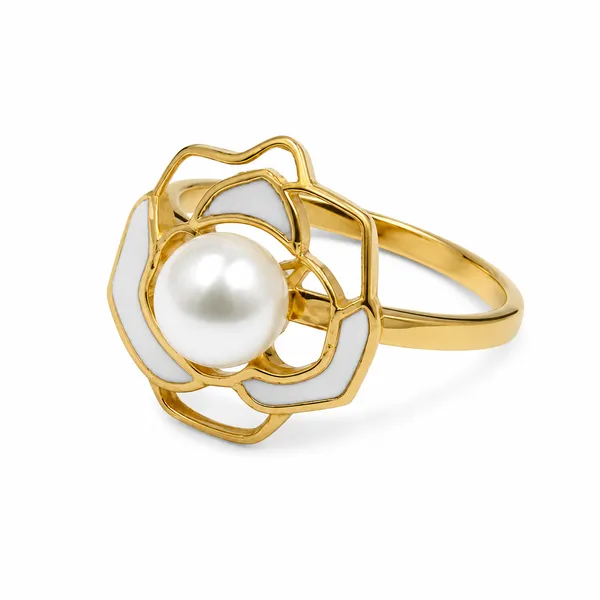 Mak_Luxe_925_Sterling_Silver_Golden_Pearl_Bloom_Ring