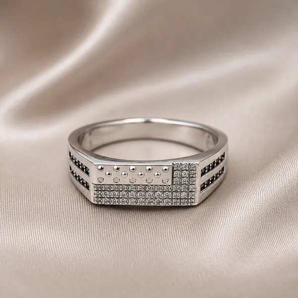 Mak_Luxe_925_Streling_Silver_Modern_Geometric_Diamond_Men’s_Statement_Ring