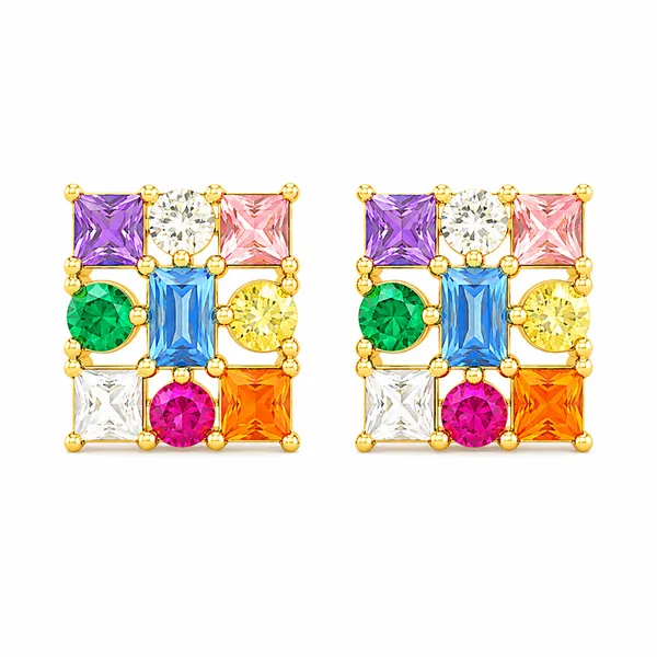 MAK_LUXE_925_Sterling_Silver_Rainbow_Mosaic_Gemstone_Stud_Earrings