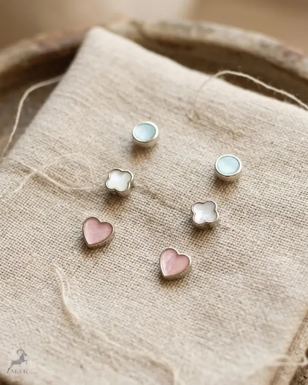 Mak_Luxe_925_Sterling_Silver_Pastel_Stud_Earrings_Set