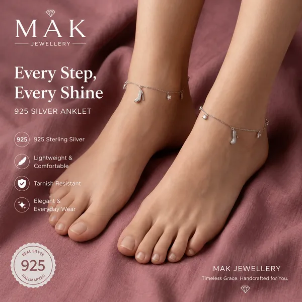 Mak_Luxe_925_Sterling_Silver_High-Heel_Charm_Anklet_for_Women