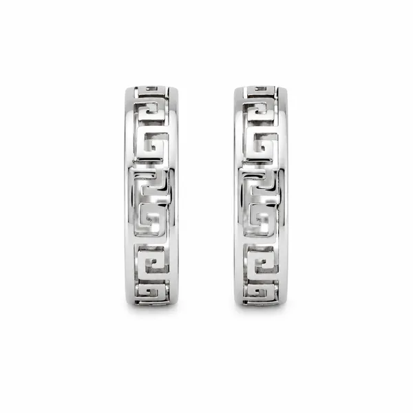 Mak_Luxe_925_SILVER_Sterling_Golden_Greek_Key_Huggie_Hoop_Earrings