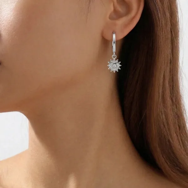 Mak_Luxe_925_Sterling_Silver_Sparkling_Sunburst_Charm_Hoop_Earrings_for_Women