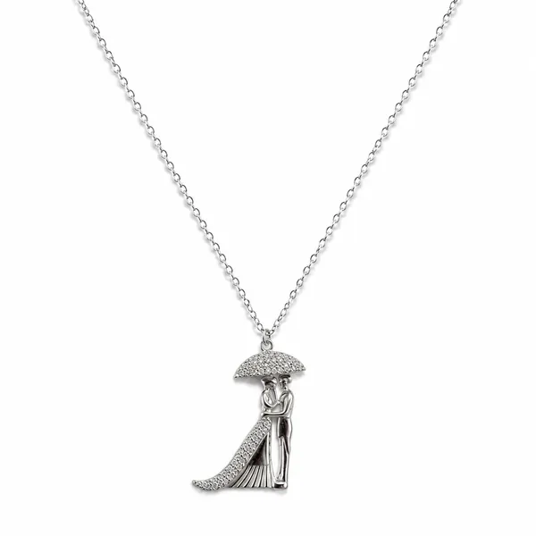 Mak_Luxe_925_Sterling_Silver_Romantic_Couple_Under_Umbrella_Pendant_With_Chain