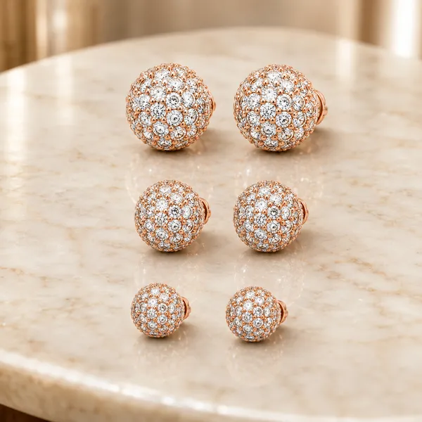 Mak_Luxe_925_SILVER_Sterling_Rose_Gold_Stardust_Diamond_Dome_Stud_Earrings