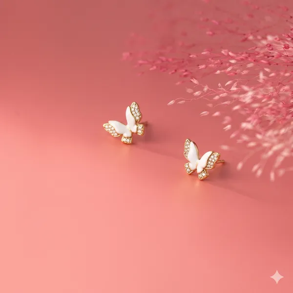 Mak_Luxe_925_Sterling_Silver_Butterfly_Design_Rose_Gold-Plated_Stud_Earrings_for_Women