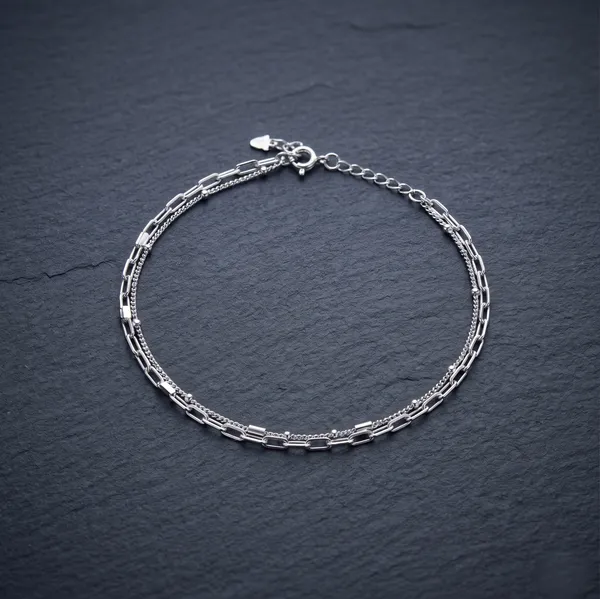 Mak_Luxe_925_Sterling_Silver_Stylish_Double-Layer_Chain_Anklet_for_Women