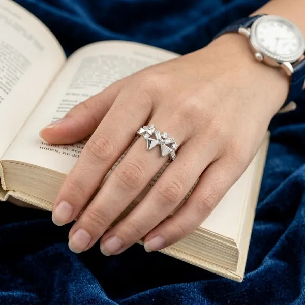 Mak_Luxe_925_Sterling_Silver_Geometric_Bow_Sparkle_925_Sterling_Silver_Ring