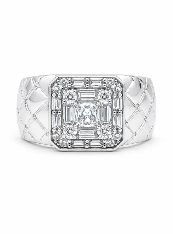 Mak_Luxe_925_Streling_Silver_Princess_Cut_Diamond_Men_Ring