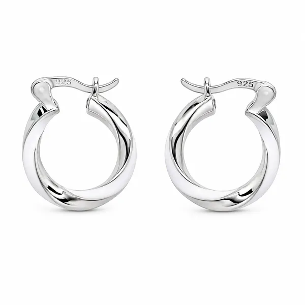 Mak_Luxe_925_SILVER_Sterling_Lustrous_Twist_925_Silver_Hoop_Earring