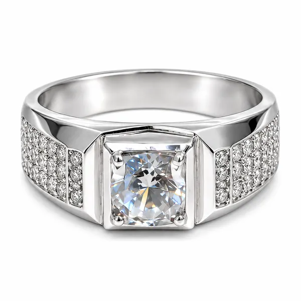 Mak_Luxe_925_Streling_Silver_Royal_Cushion_Solitaire_Diamond_Men’s_Ring