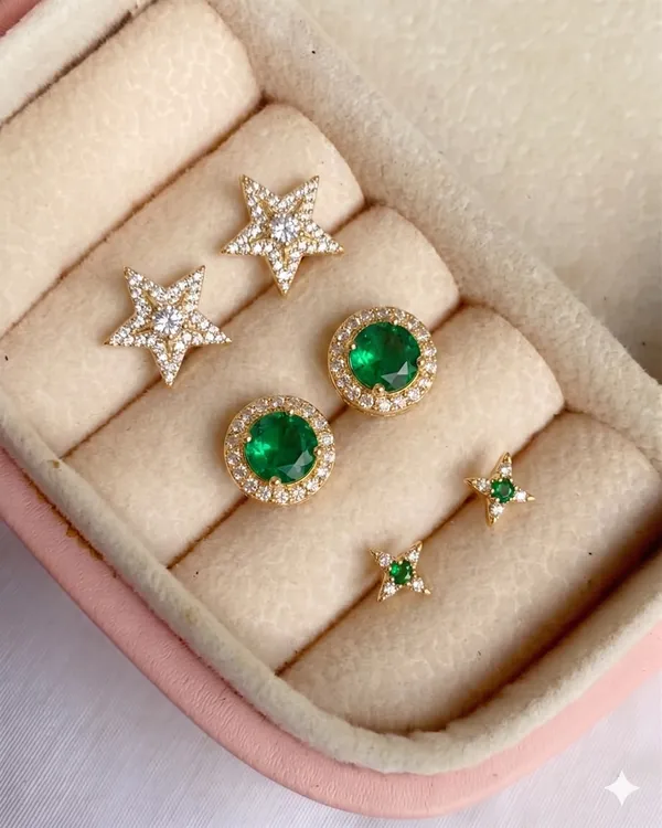 Mak_Luxe_925_Sterling_Silver_Stud_Earrings_Set