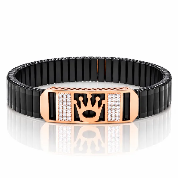Rose-Gold_Crown_Bracelet_on_Black_Links