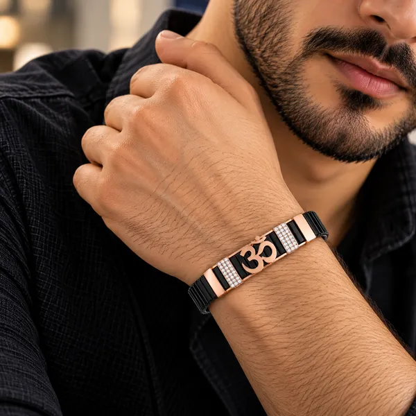 Rose-Gold_Om_Men_Bracelet