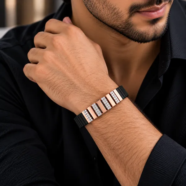 Rose_Gold_and_Diamond_Men_Bracelet