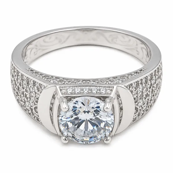 Mak_Luxe_925_Streling_Silver_Royal_Radiance_Solitaire_925_Sterling_Silver_Men’s_Ring