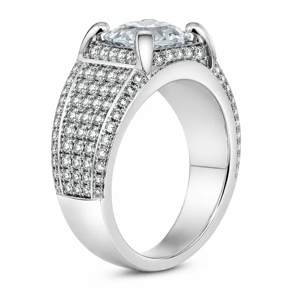 Mak_Luxe_925_Streling_Silver_Royal_Embrace_Solitaire_Diamond_Men’s_Ring
