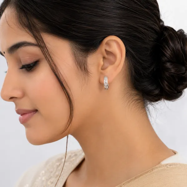 Mak_Luxe_925_SILVER_Sterling_Golden_Greek_Key_Huggie_Hoop_Earrings