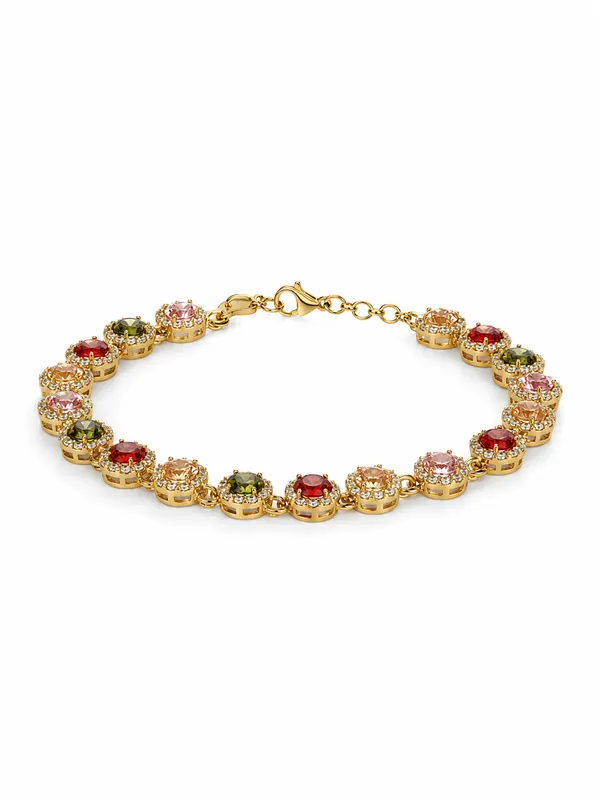 Mak_Luxe_925_Sterling_Silver_Multicolour_Halo_Stone_Gold-Plated_Bracelet_for_Women