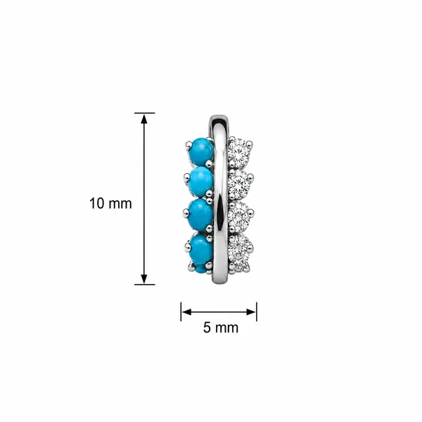 Mak_Luxe_925_Steling_Silver_Celestial_Turquoise_&_Diamond_Dual_Row_Hoop_Earrings