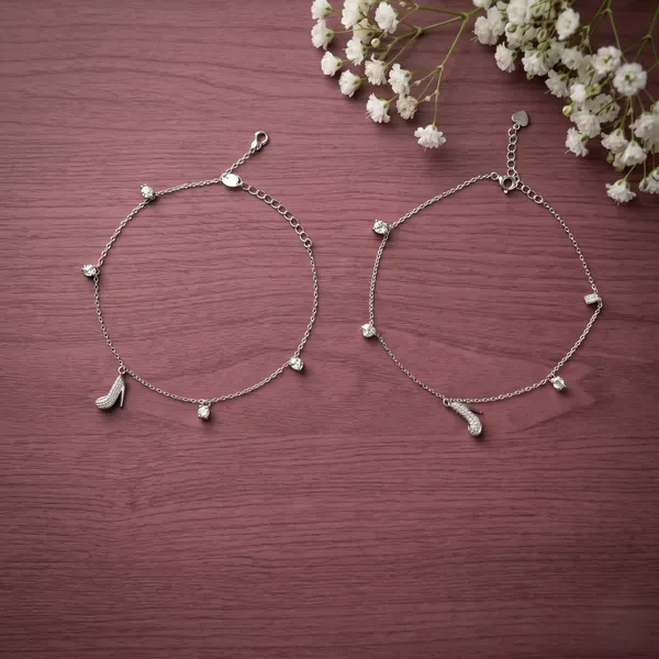 Mak_Luxe_925_Sterling_Silver_High-Heel_Charm_Anklet_for_Women