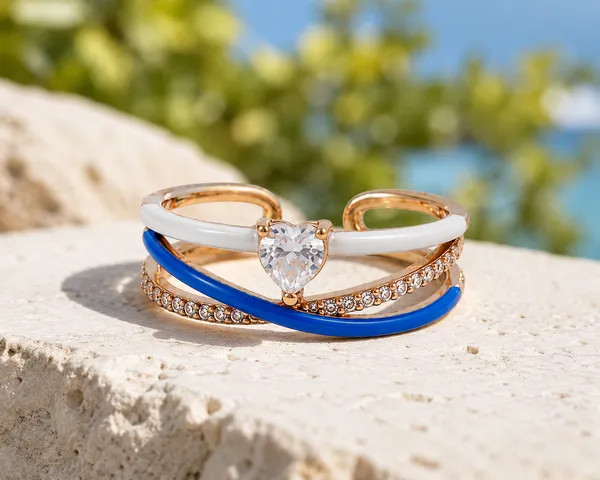 Mak_Luxe_925_Sterling_Silver_Ocean_Heart_Harmony_Rose_Gold_925_Sterling_Silver_Ring