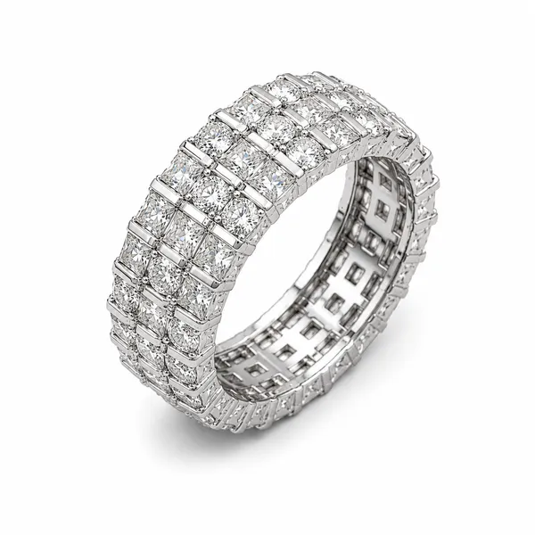 Mak_Luxe_925_Sterling_Silver_Royal_Mosaic_Diamond_Band_Ring