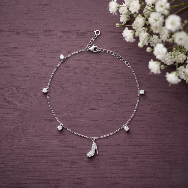 Mak_Luxe_925_Sterling_Silver_High-Heel_Charm_Anklet_for_Women