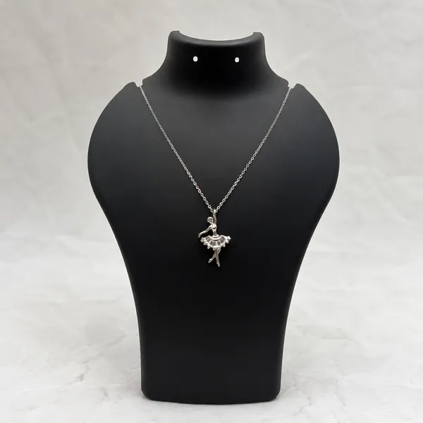 Mak_Luxe_925_Sterling_SilverBallerina_Pendant_With_Chain