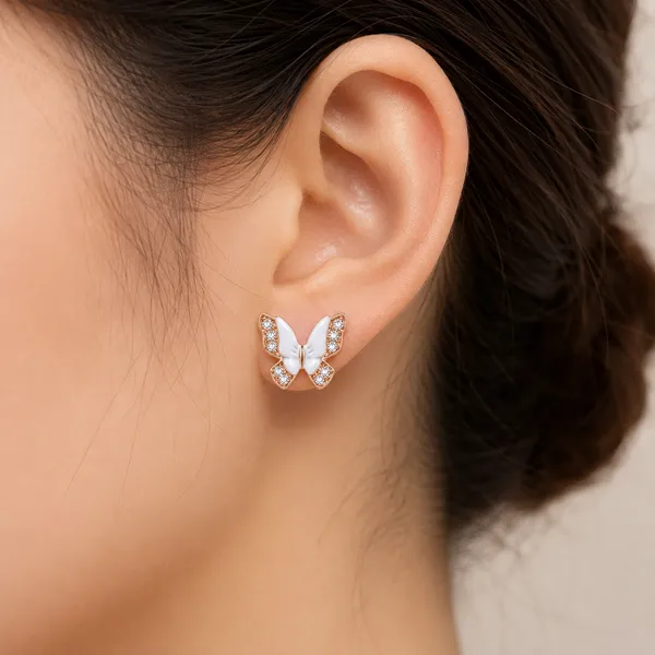 Mak_Luxe_925_Sterling_Silver_Butterfly_Design_Rose_Gold-Plated_Stud_Earrings_for_Women