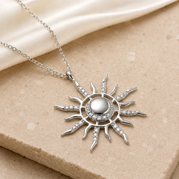 Mak_Luxe_925_Sterling_Silver_Sunburst_Pendant_With_Chain