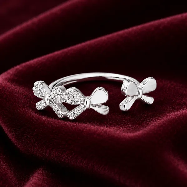 Mak_Luxe_925_Sterling_Silver_Dancing_Butterfly_Trio_925_Sterling_Silver_Open_Ring