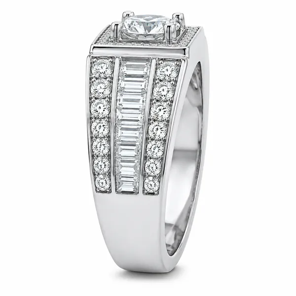 Mak_Luxe_925_Streling_Silver__Imperial_Baguette_Halo_Solitaire_Men’s_Ring