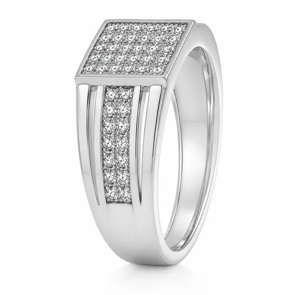 Mak_Luxe_925_Streling_Silver__Regal_Square_Sparkle_925_Sterling_Silver_Men’s_Ring