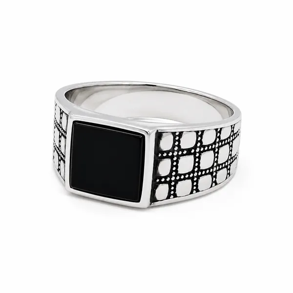 Mak_Luxe_925_Streling_Silver_Midnight_Onyx_Grid_Men’s_Statement_Ring