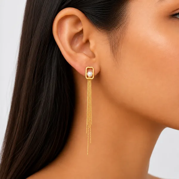 Mak_Luxe_925_Streling_Silver_Golden_Pearl_Drop_Long_Chain_Earrings