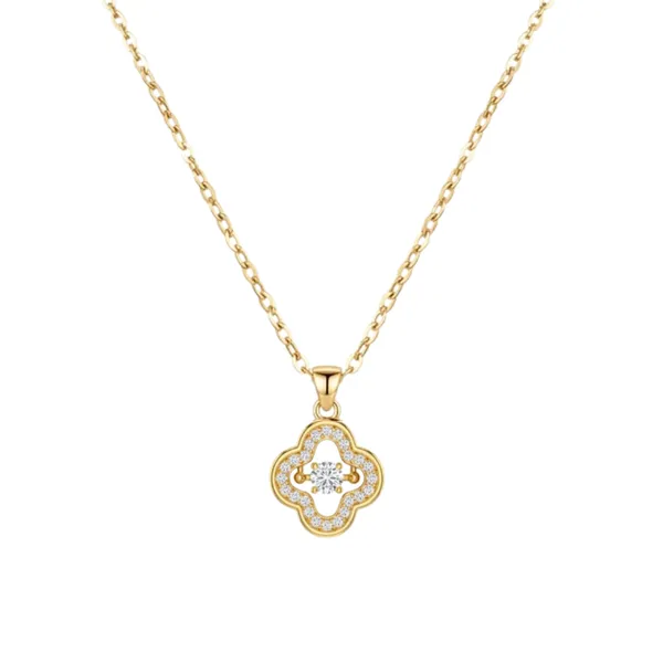 Four_Leaf_Clover_Crystal_Pendant_Necklace_For_Women